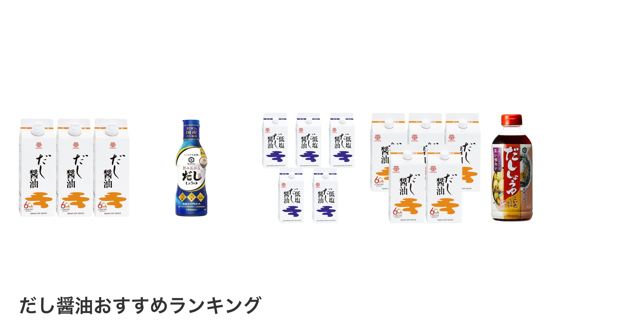 だし醤油のおすすめランキング