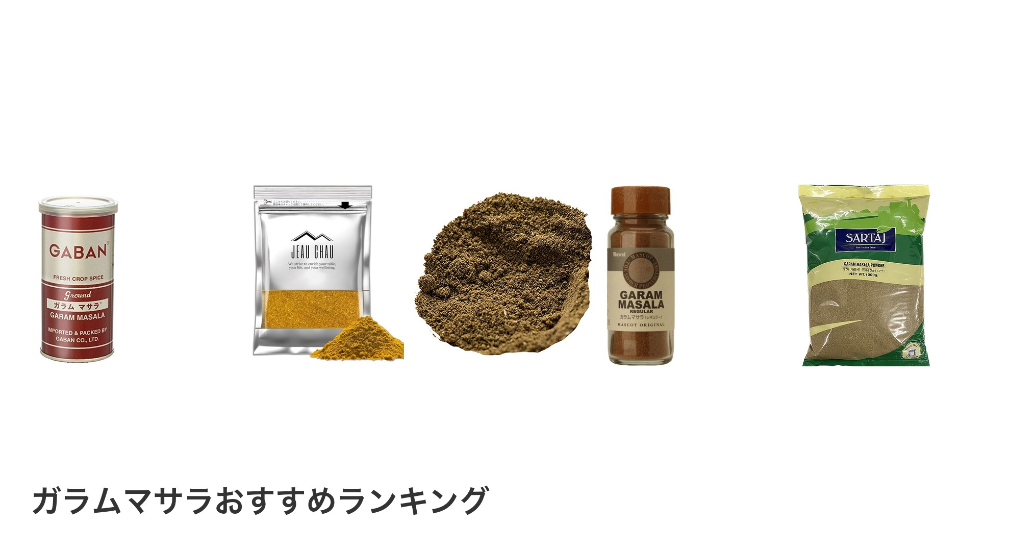 ガラムマサラのおすすめランキング