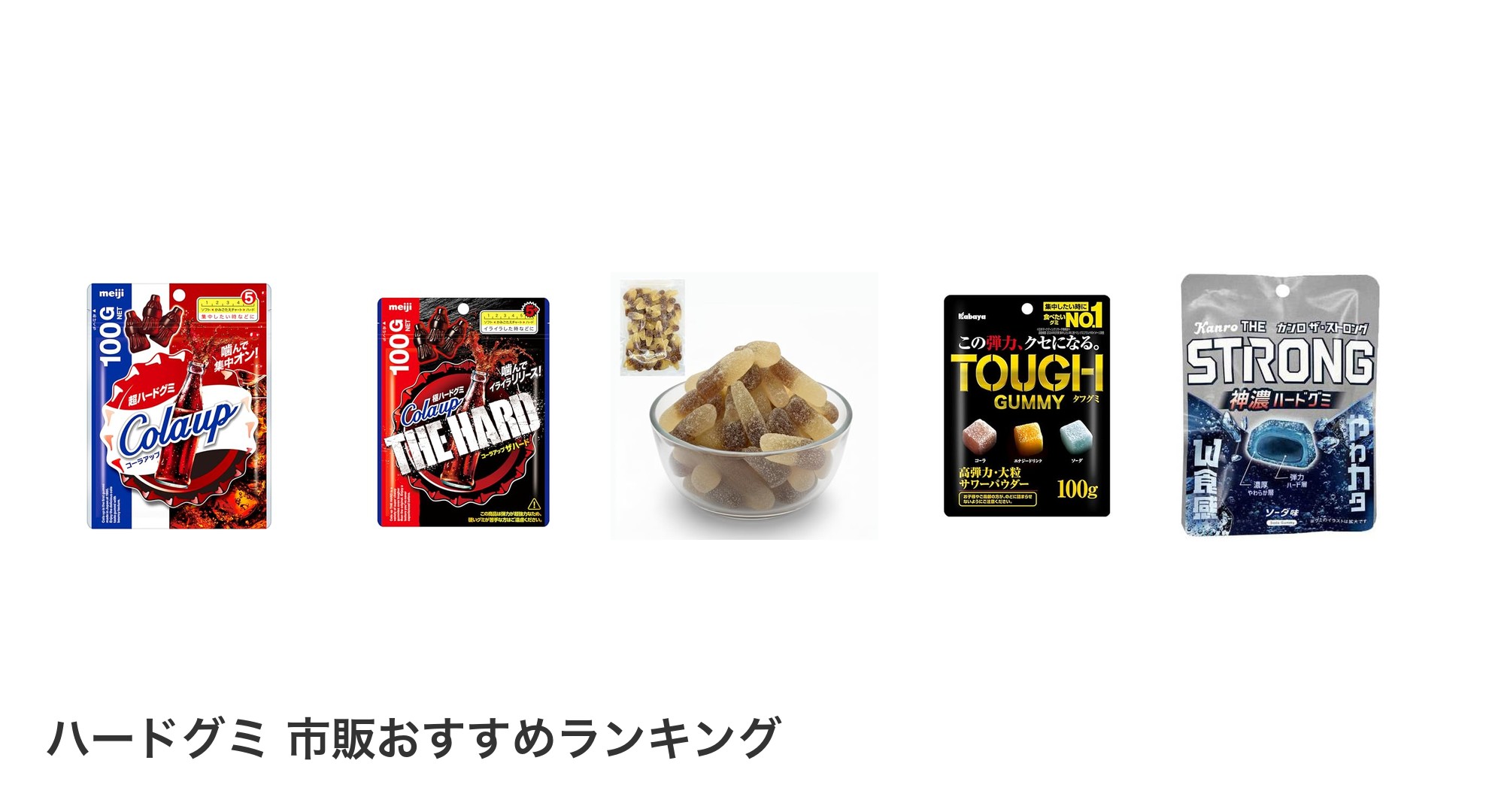 ハードグミ 市販のおすすめランキング