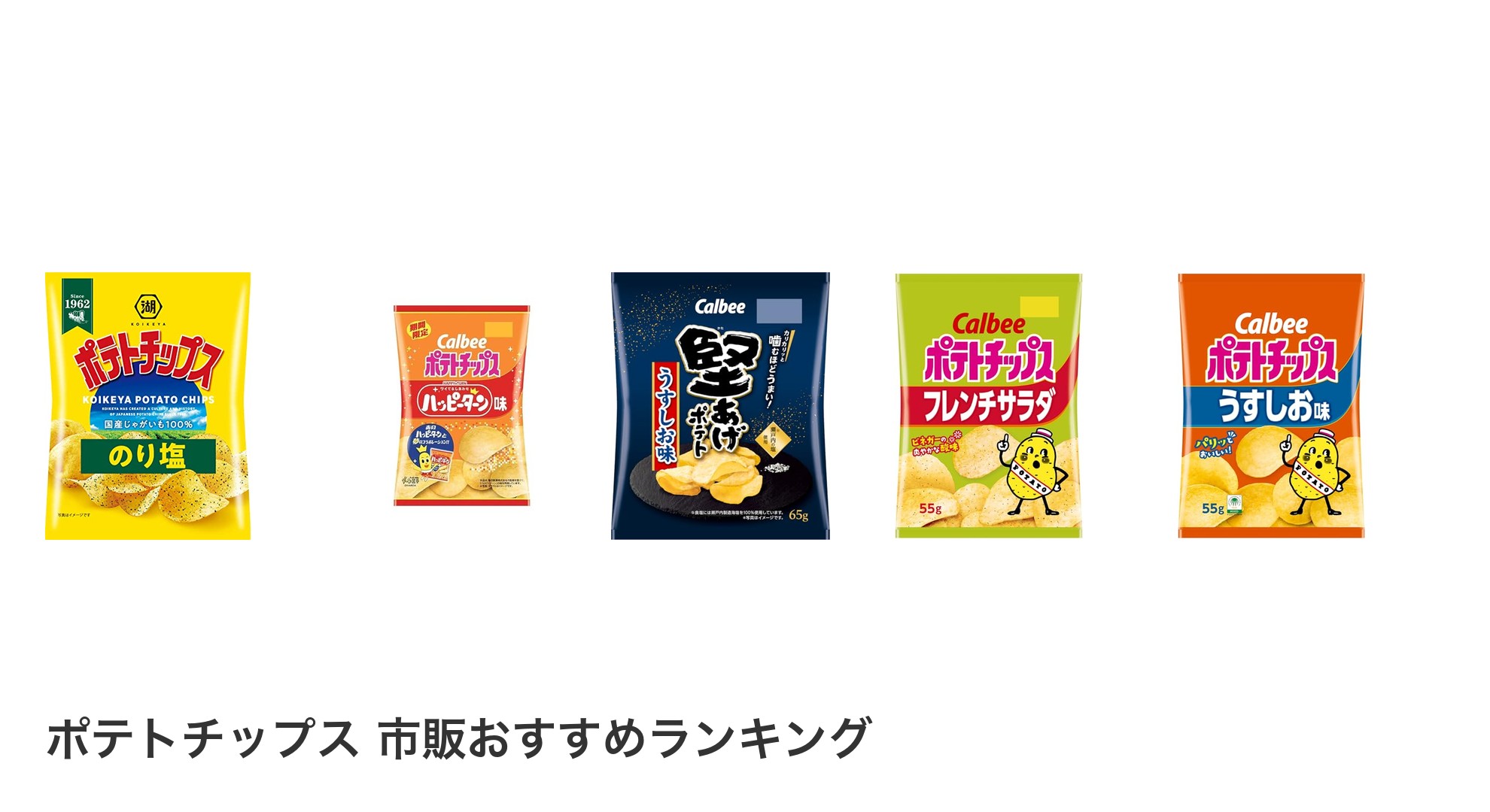 ポテトチップス 市販のおすすめランキング