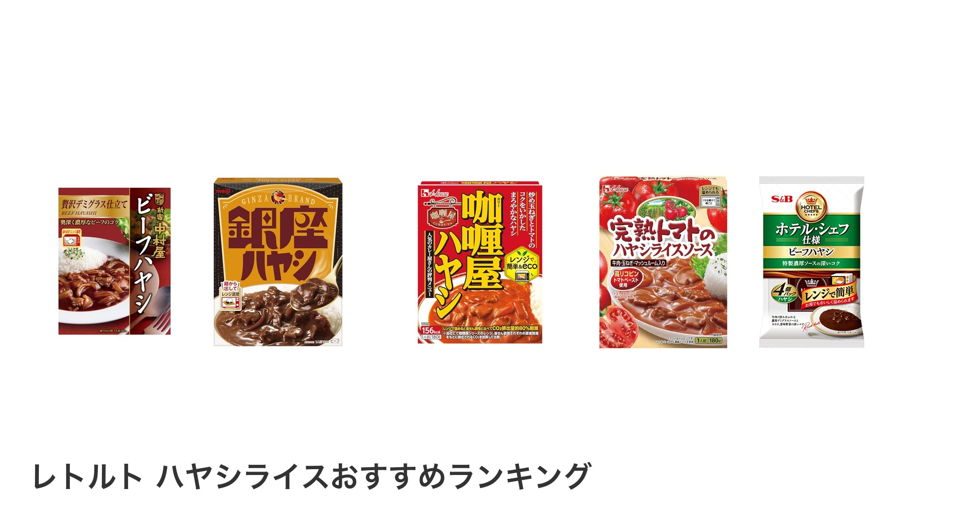 レトルト ハヤシライスのおすすめランキング
