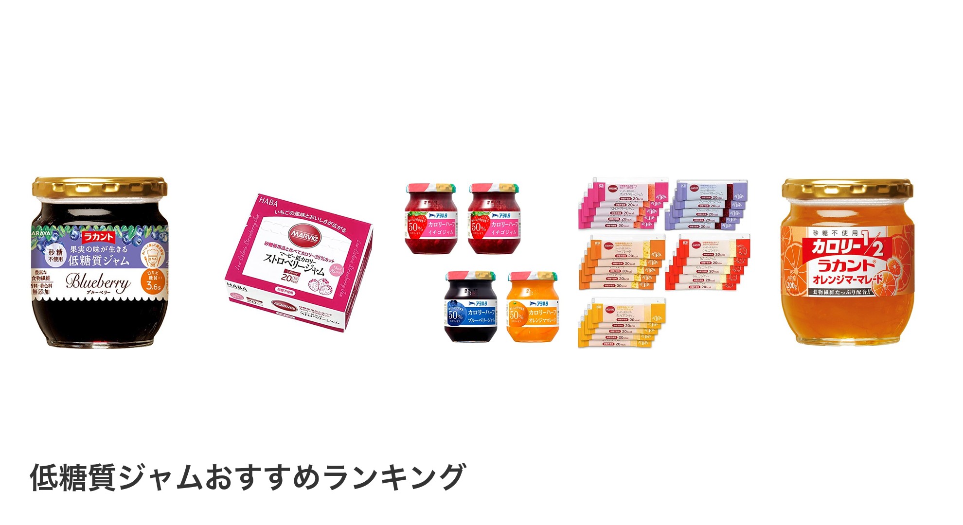 低糖質ジャムのおすすめランキング