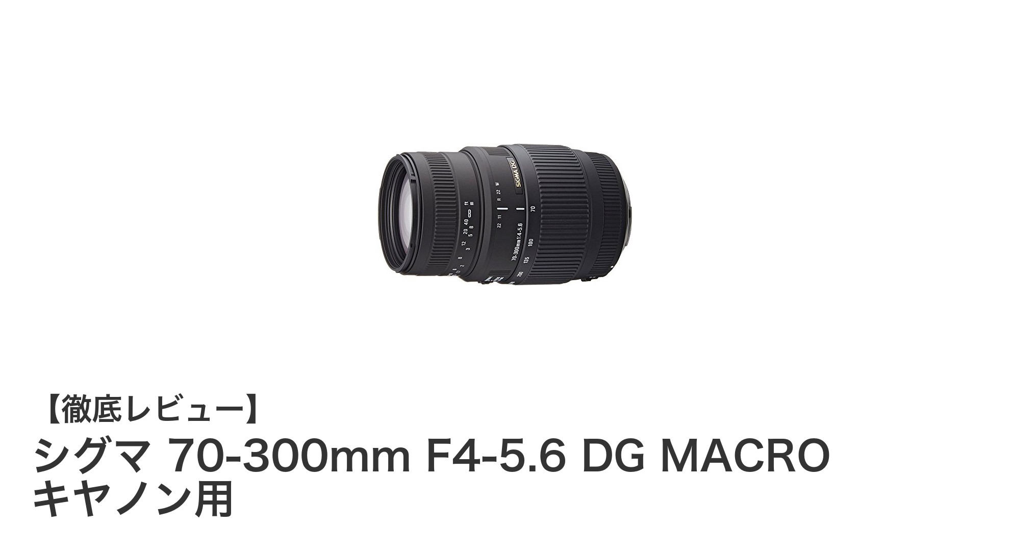 シグマ 70-300mm F4-5.6 DG MACRO キヤノン用:多用途で高性能な望遠ズームレンズの魅力