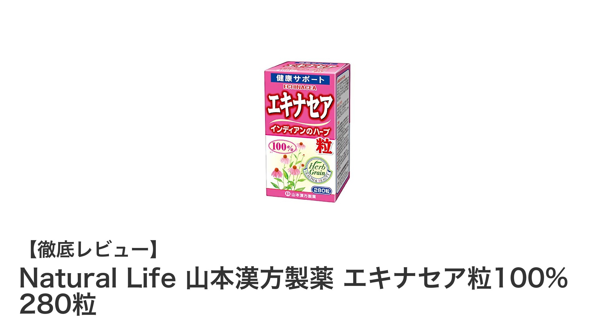 毎日の健康を支える！Natural Life 山本漢方製薬 エキナセア粒100%の魅力とは？