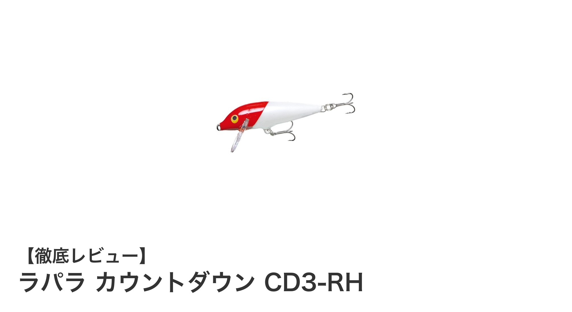 シーバス狙いに最適！ラパラ カウントダウン CD3-RHの魅力を徹底解説