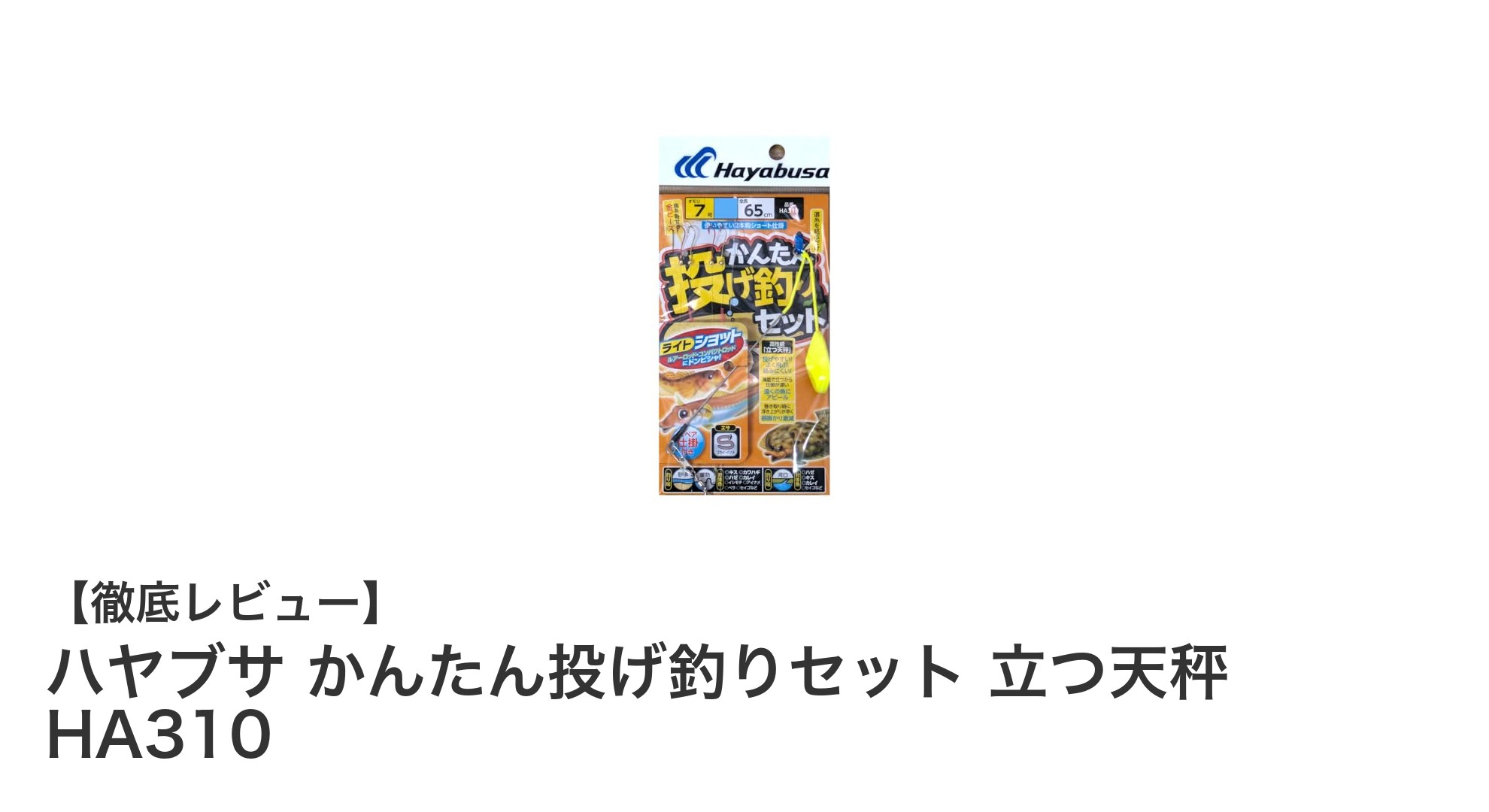 初心者も安心！ハヤブサのかんたん投げ釣りセットで手軽に釣りデビュー