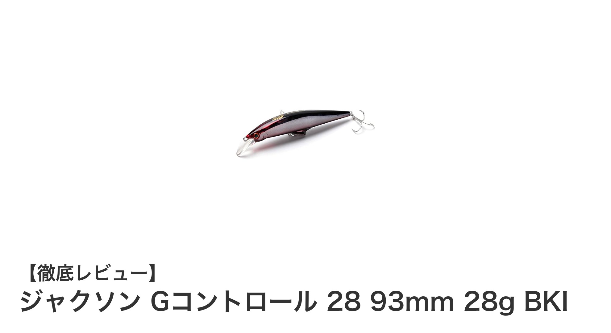 ジャクソン Gコントロール 28で狙う！シーバス＆ヒラメ攻略の新定番ルアー