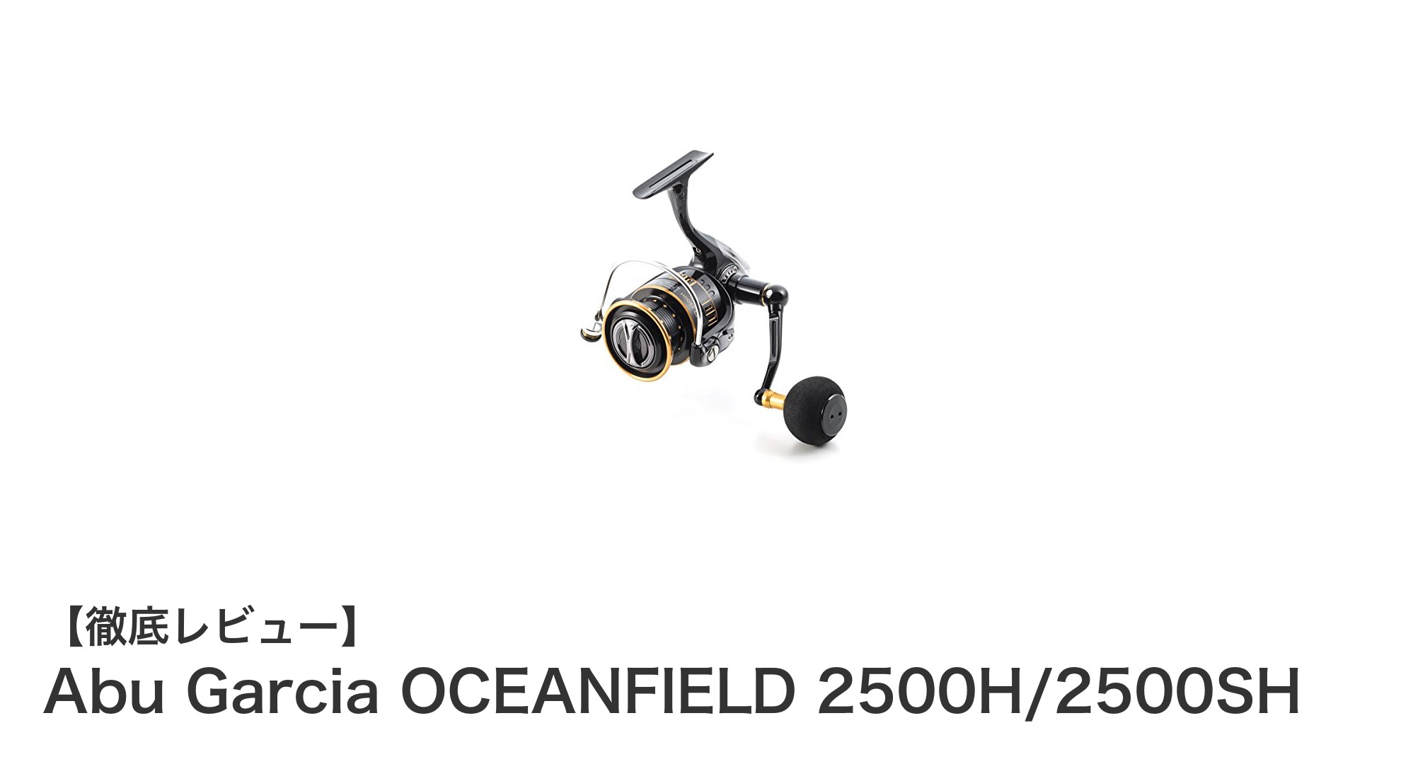 軽量＆滑らかな回転！Abu Garcia OCEANFIELD 2500H/2500SHで快適フィッシング体験