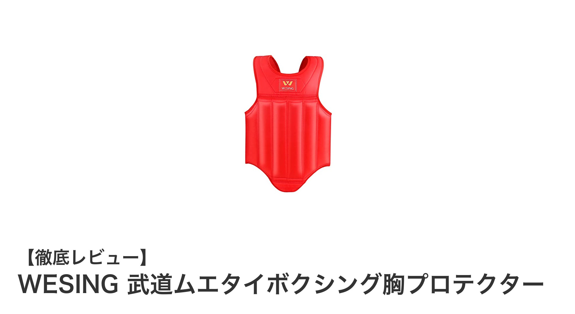 WESING武道ムエタイボクシング胸プロテクターで安心の防御力を実現！