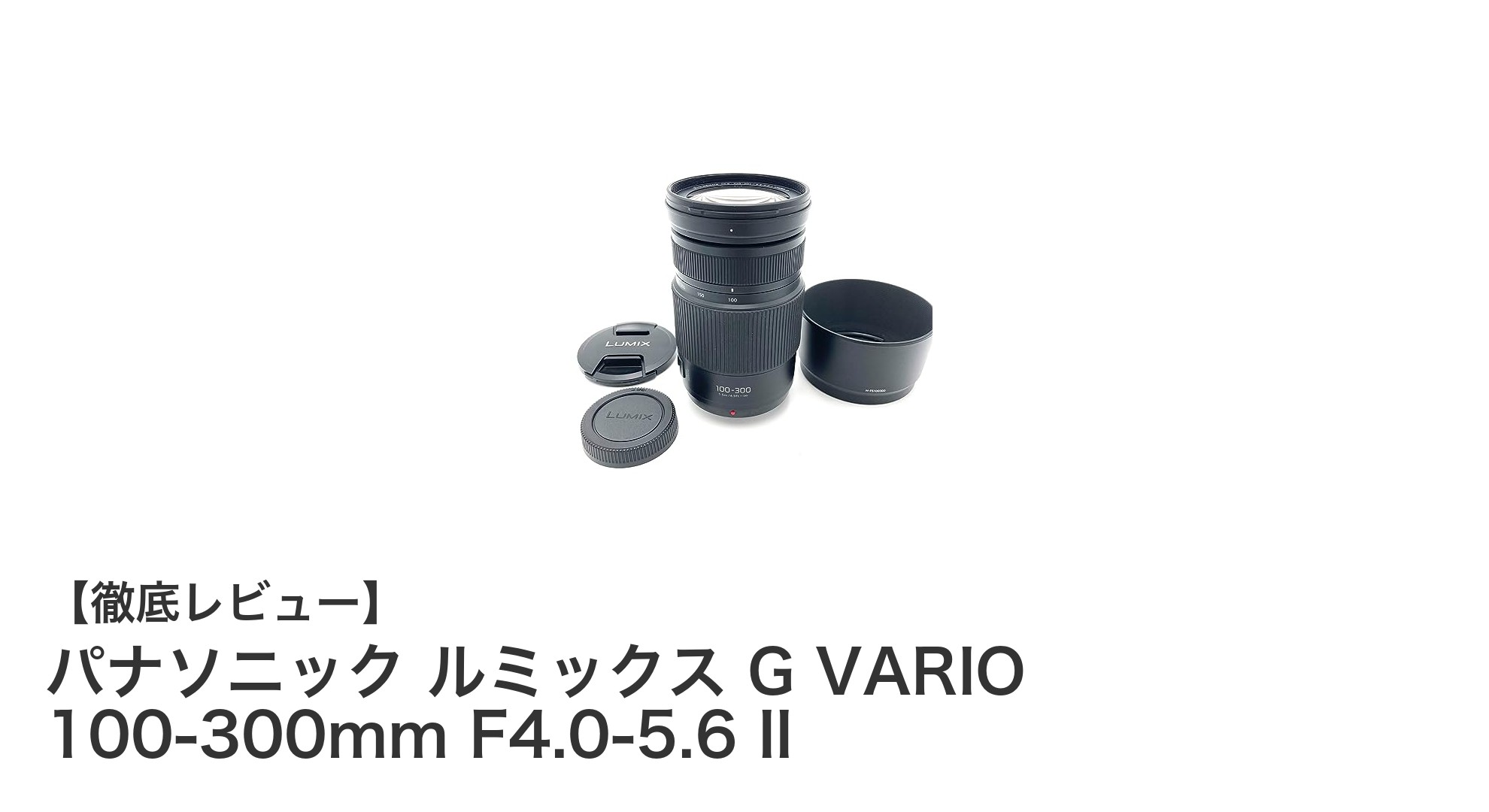 パナソニック ルミックス G VARIO 100-300mm F4.0-5.6 II:超望遠撮影を手軽に楽しむ軽量ズームレンズ