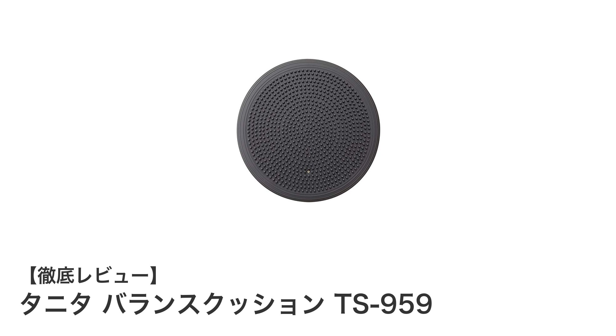 初心者でも簡単!タニタのバランスクッションで体幹を効果的に強化しよう