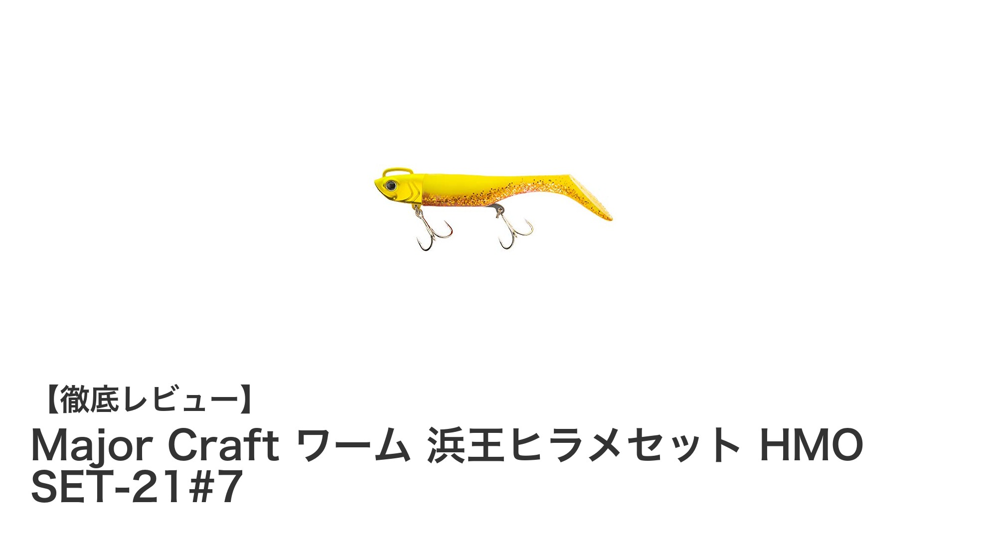 Major Craftの浜王ヒラメセットで狙う！安定飛行の遠投専用ワーム