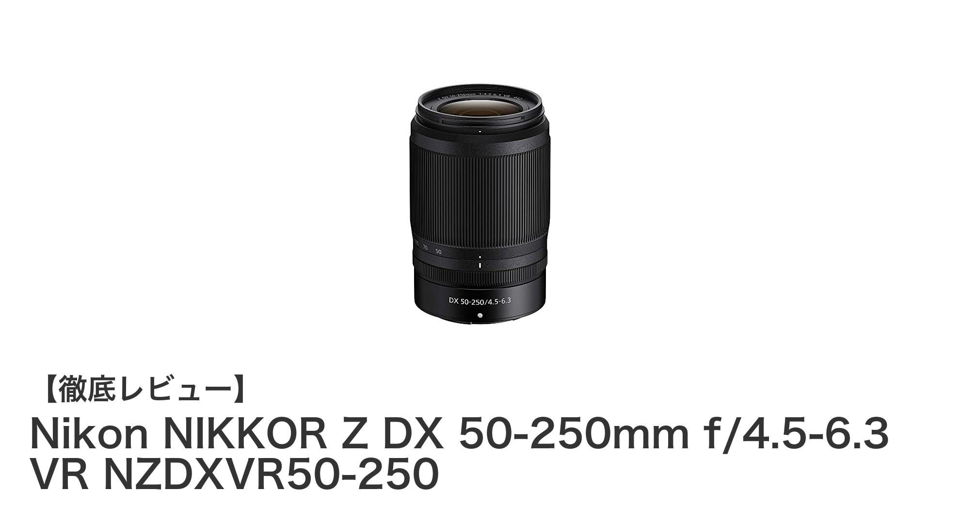 Nikon NIKKOR Z DX 50-250mm f/4.5-6.3 VRで捉える多彩なシーンの魅力
