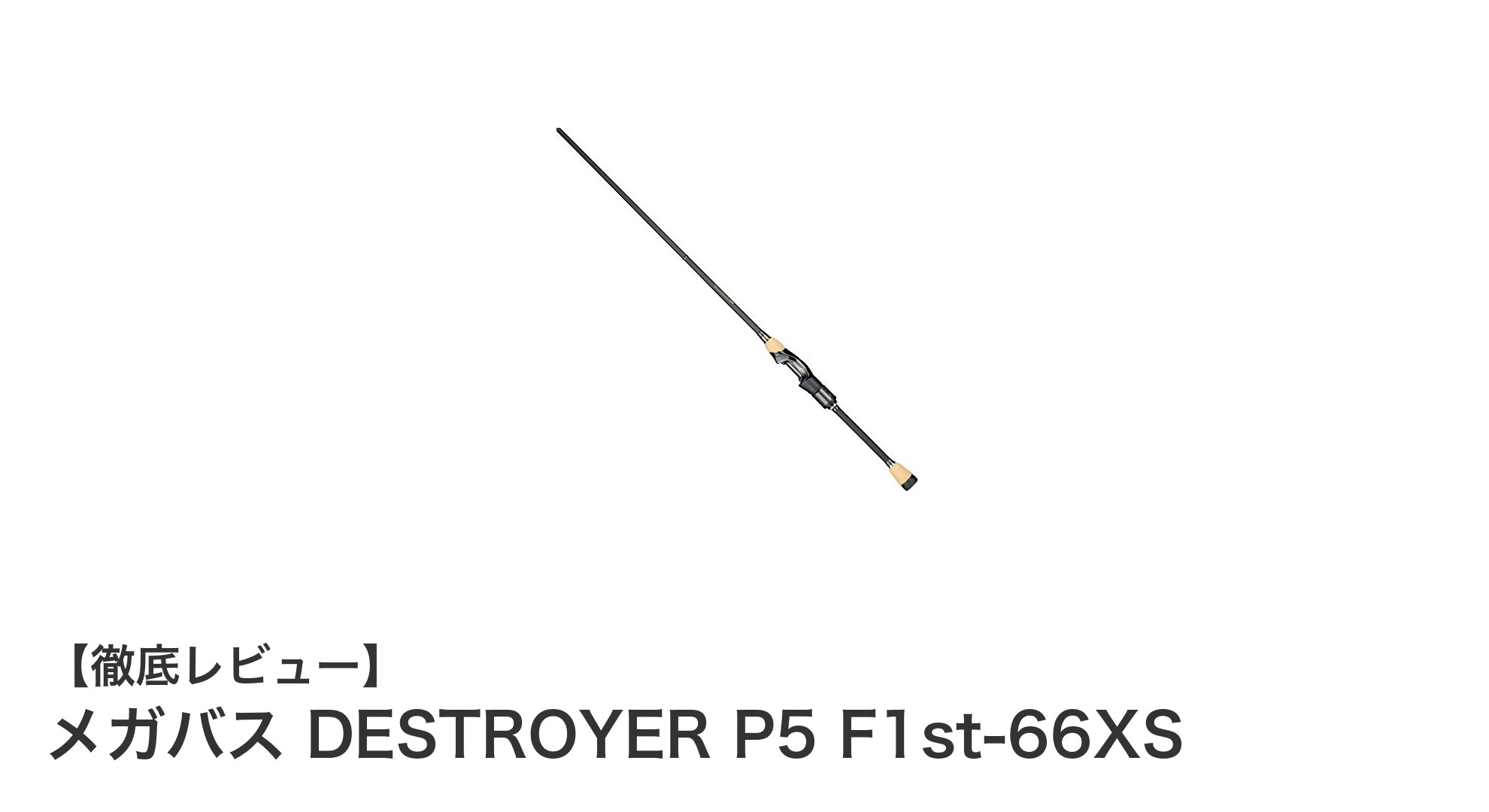 繊細な操作性と軽量ルアー対応が魅力!メガバス DESTROYER P5 F1st-66XSの実力とは?