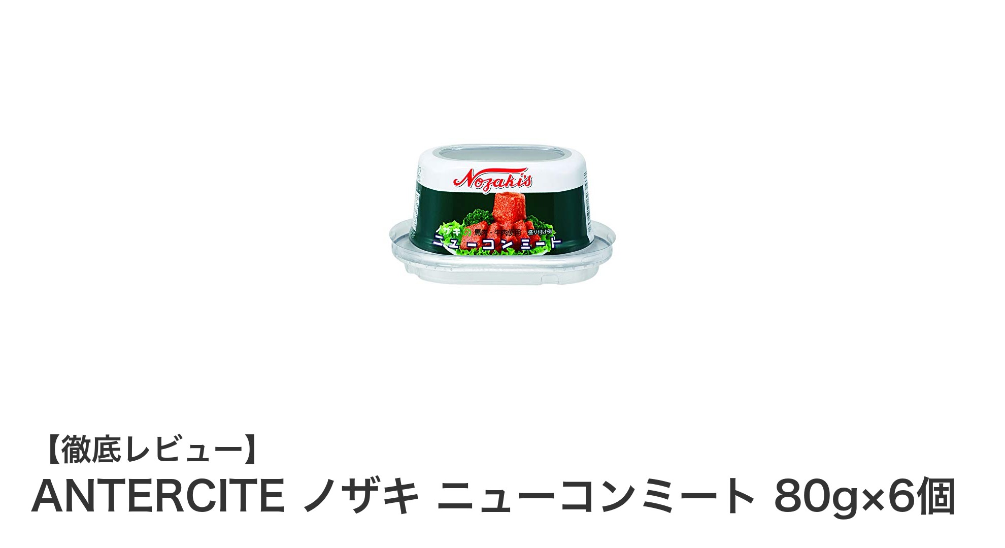 豊かな旨味としっとり食感が魅力のANTERCITEノザキニューコンミート6個セットレビュー