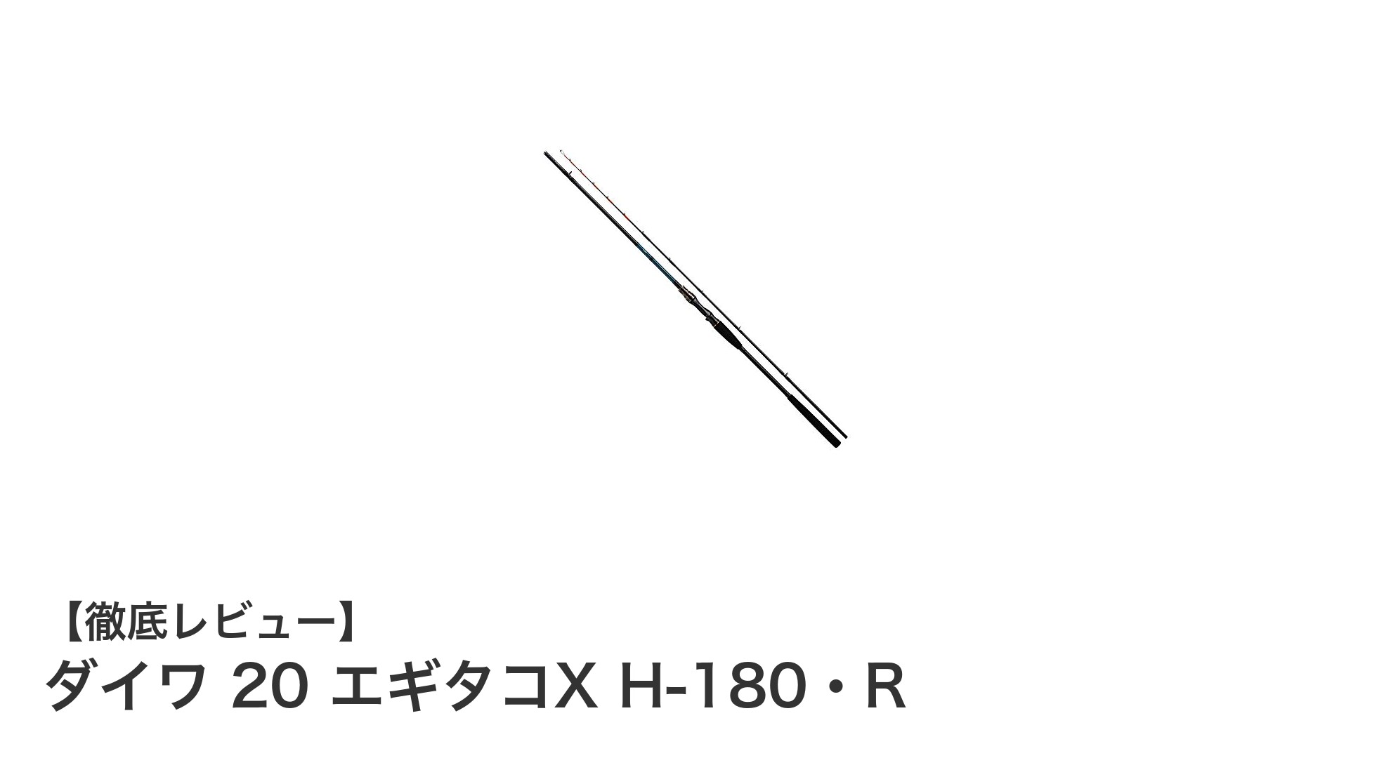 ダイワ 20 エギタコX H-180・R：軽量＆高耐久を実現したエギタコ専用ロッドの新定番