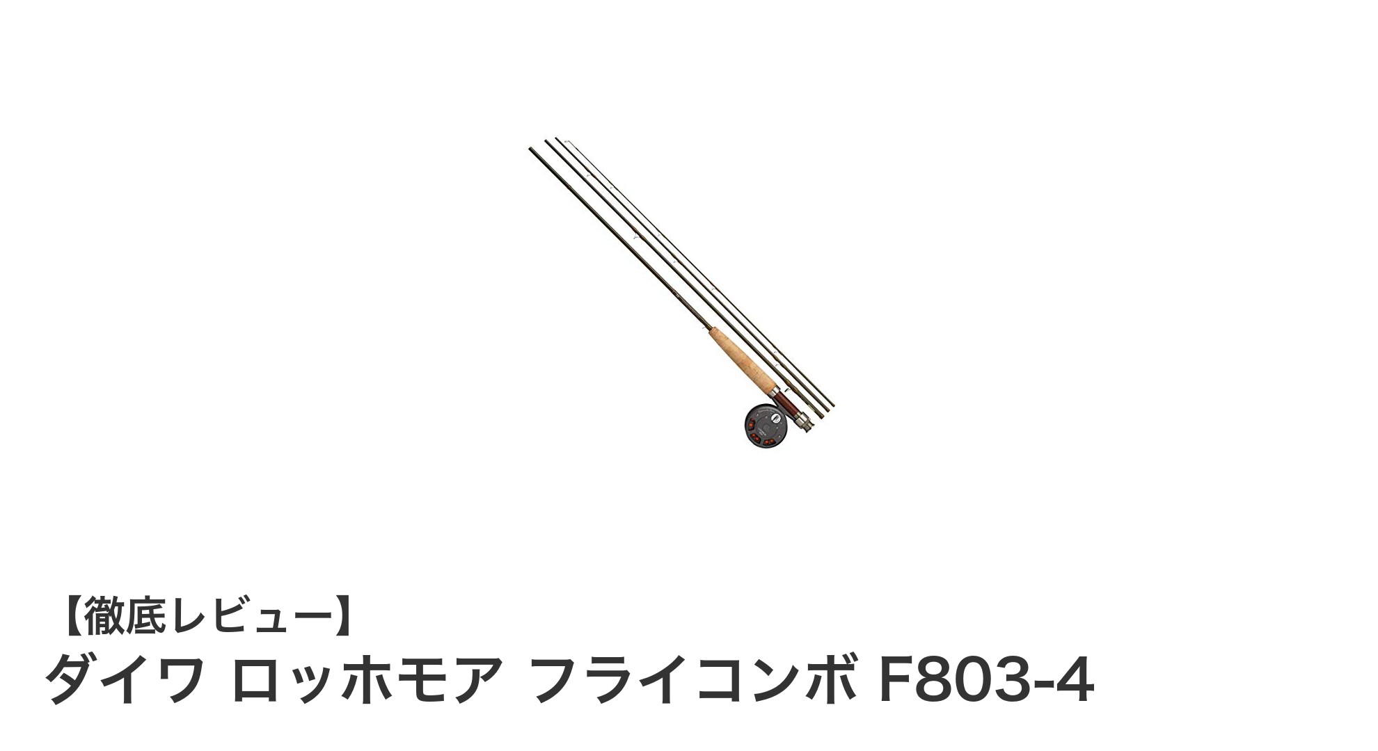 初心者にも最適！ダイワ ロッホモア フライコンボ F803-4で軽快フライフィッシングデビュー