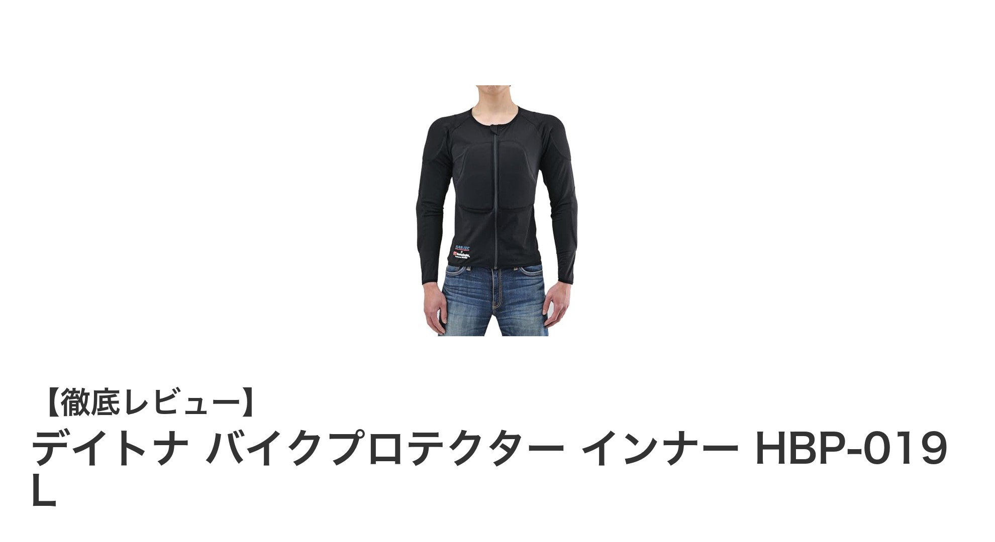 デイトナ バイクプロテクター インナー HBP-019 Lで安全と快適さを両立!