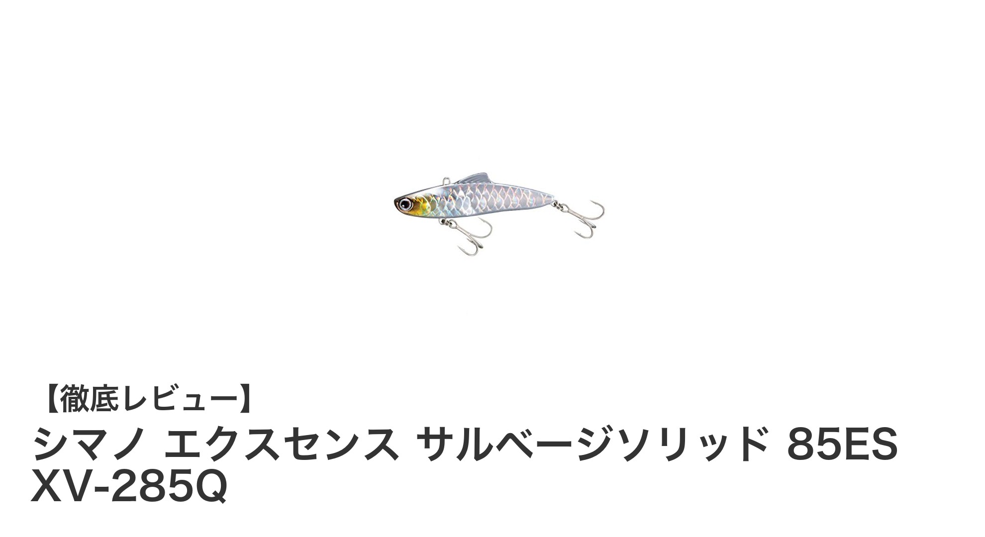 シマノ エクスセンス サルベージソリッド 85ESで狙う究極のシーバスゲーム