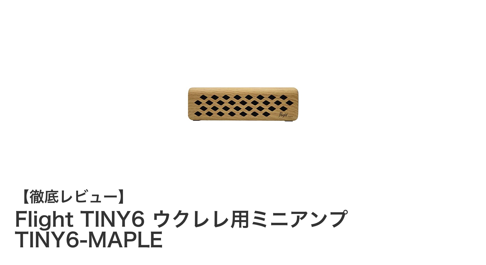 コンパクトでパワフル！Flight TINY6 ウクレレ用ミニアンプの魅力に迫る