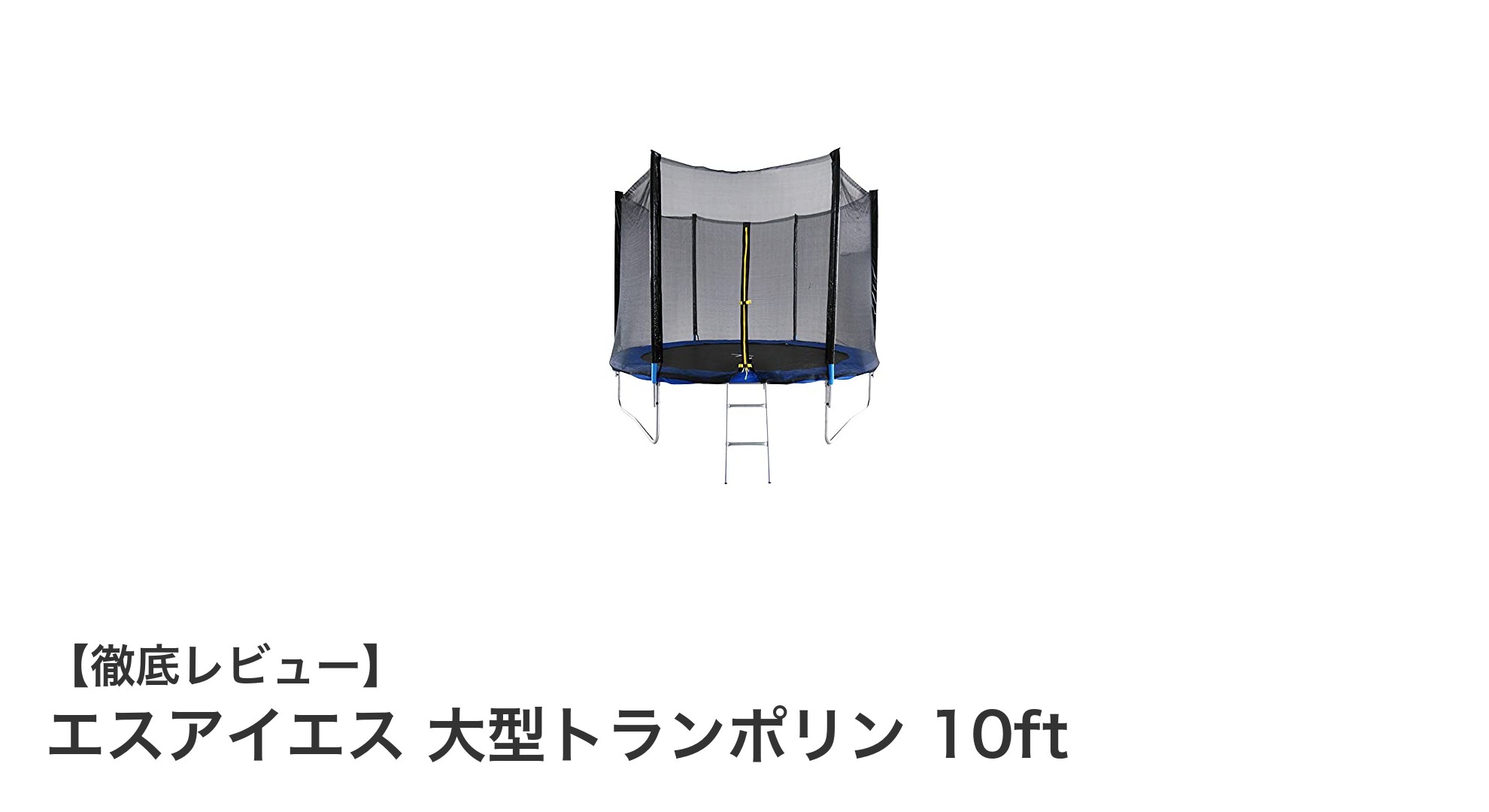 エスアイエス 大型トランポリン 10ftで家族みんなが楽しめる安全なアウトドア遊びを！