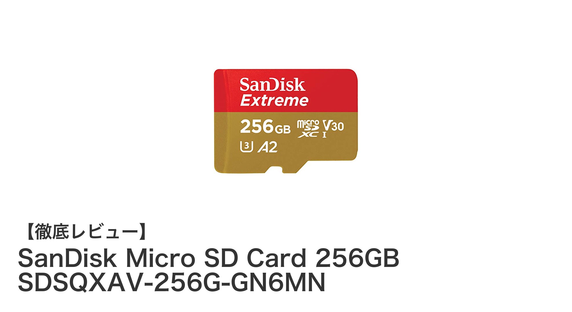 大容量&高速!Nintendo Switch推奨のSanDisk 256GB Micro SDカードレビュー