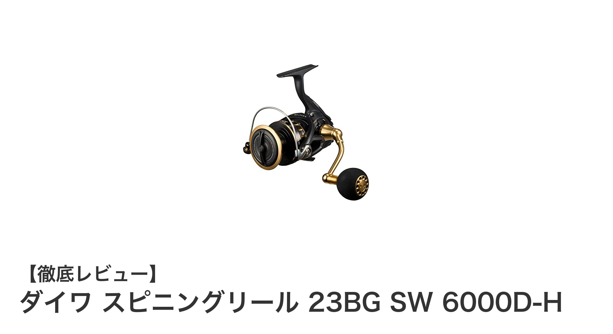 海釣りの強力な味方！ダイワ スピニングリール 23BG SW 6000D-Hの魅力に迫る