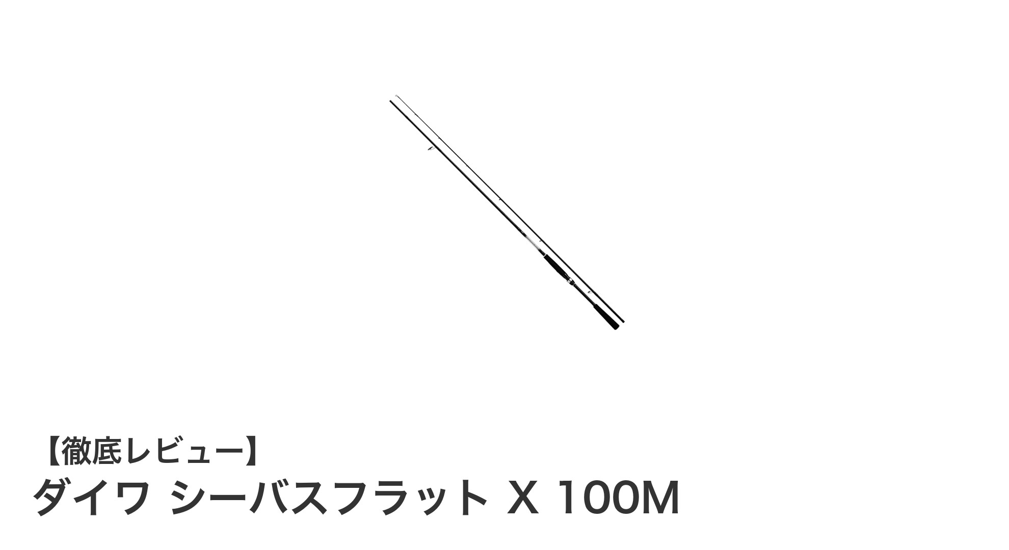 軽さと携帯性を両立！ダイワ シーバスフラット X 100Mの魅力徹底解説