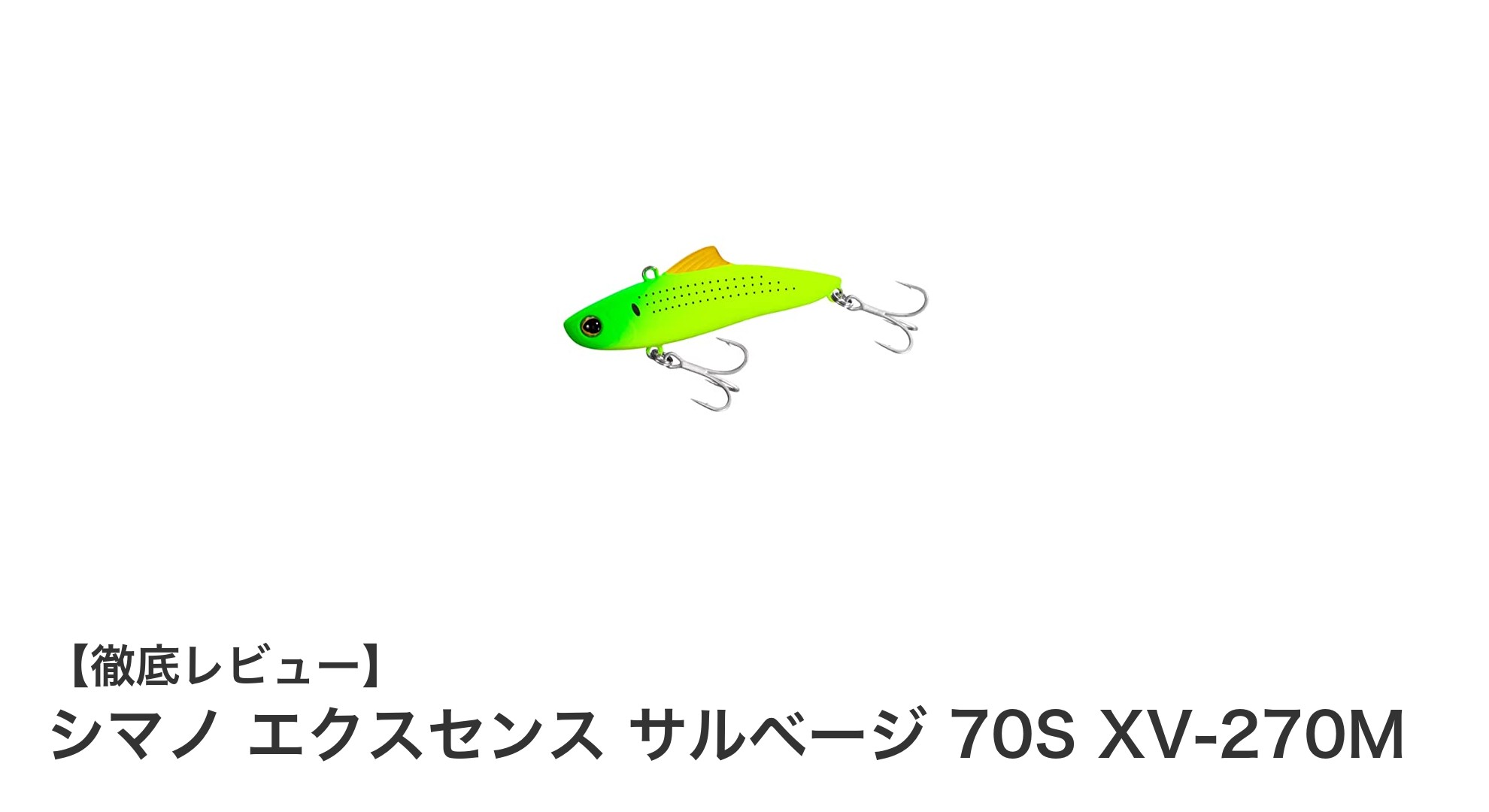 シマノ エクスセンス サルベージ 70S XV-270Mで狙う最強シーバスゲーム！