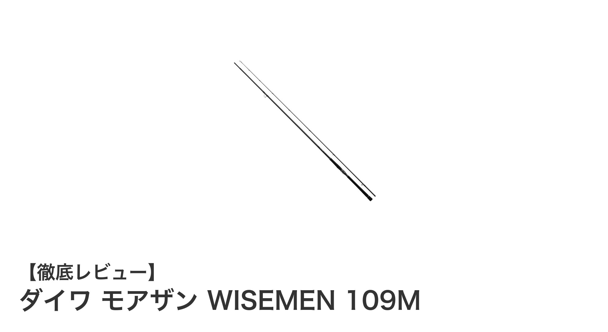 ダイワ モアザン WISEMEN 109M：シーバス釣りに最適な軽量ロッドの魅力