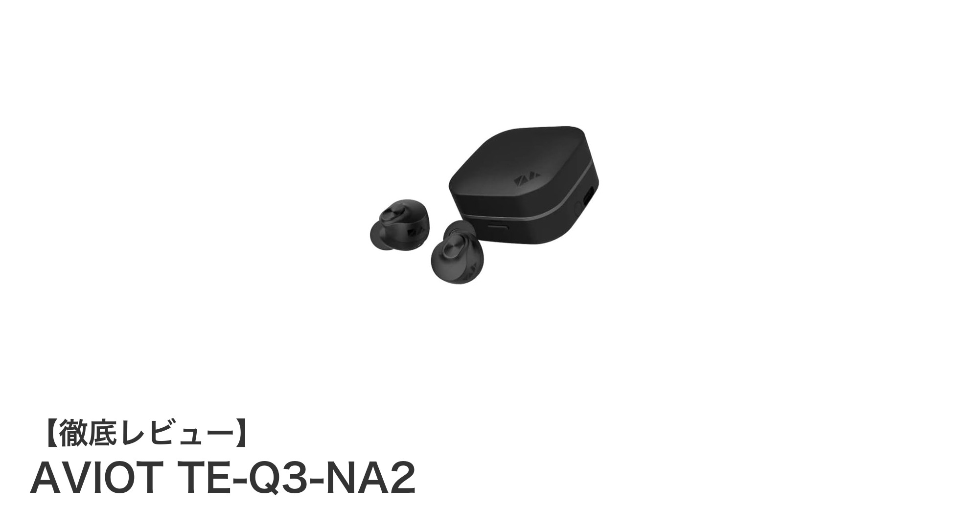 AVIOT TE-Q3-NA2：錦戸亮・赤西仁の声で楽しむ最長42時間再生対応ワイヤレスイヤホン