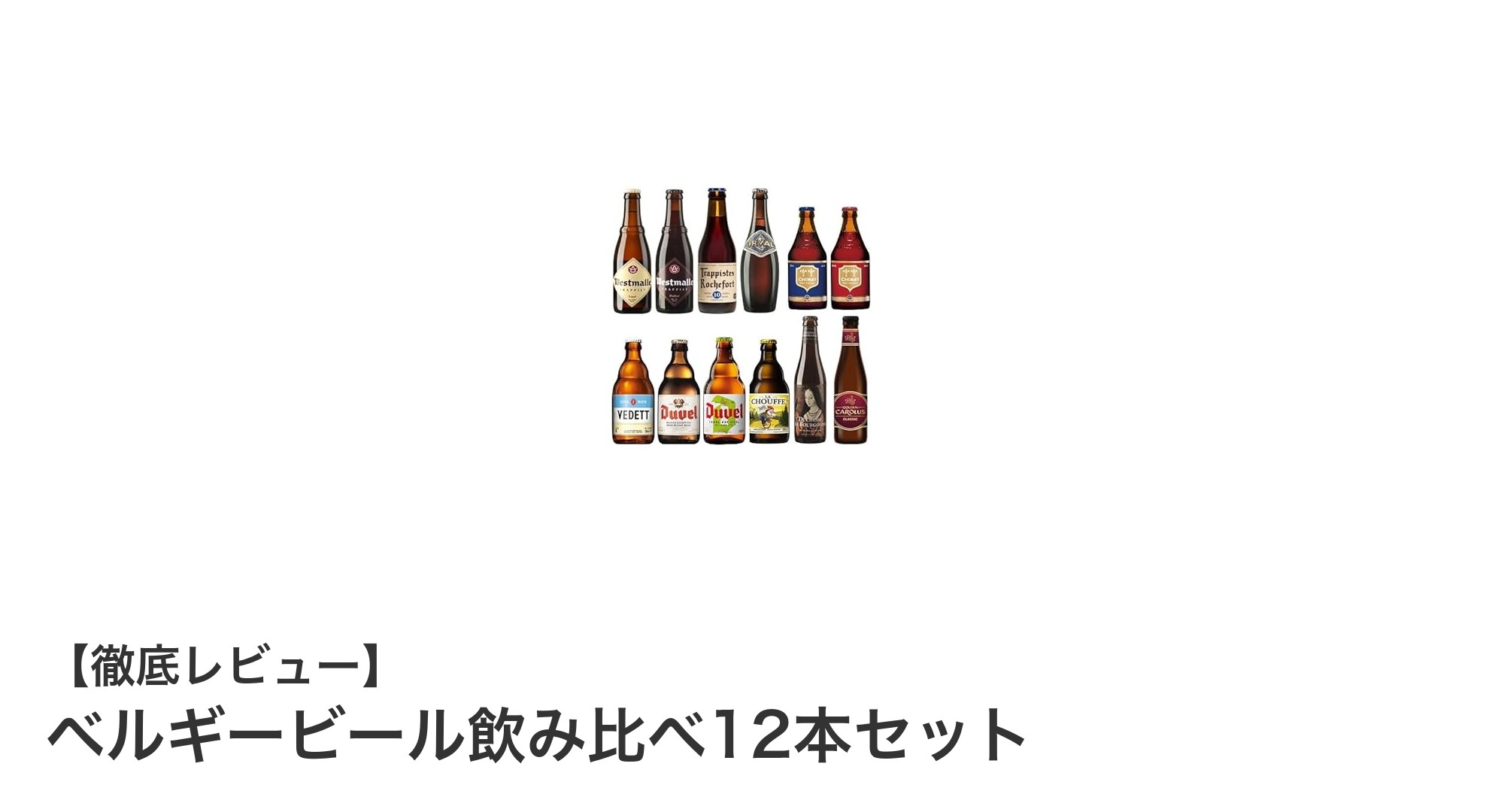 自宅で楽しむ本格派！ベルギービール飲み比べ12本セットの魅力とは？