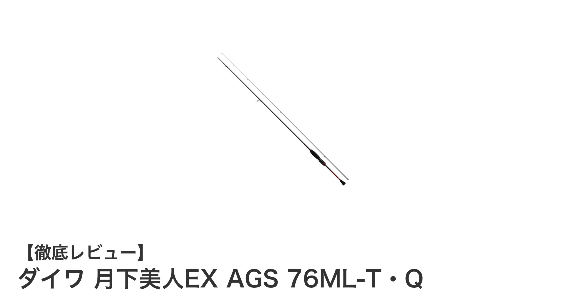 ダイワ 月下美人EX AGS 76ML-T・Qで極めるライトソルトゲームの新境地