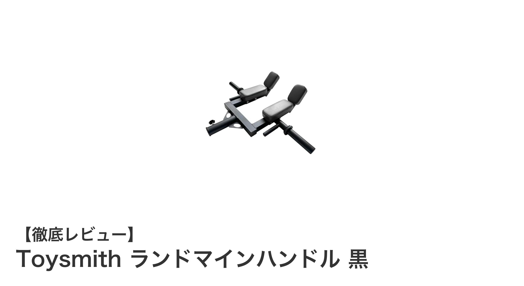 耐久性抜群！Toysmithのランドマインハンドルでトレーニング効率アップ