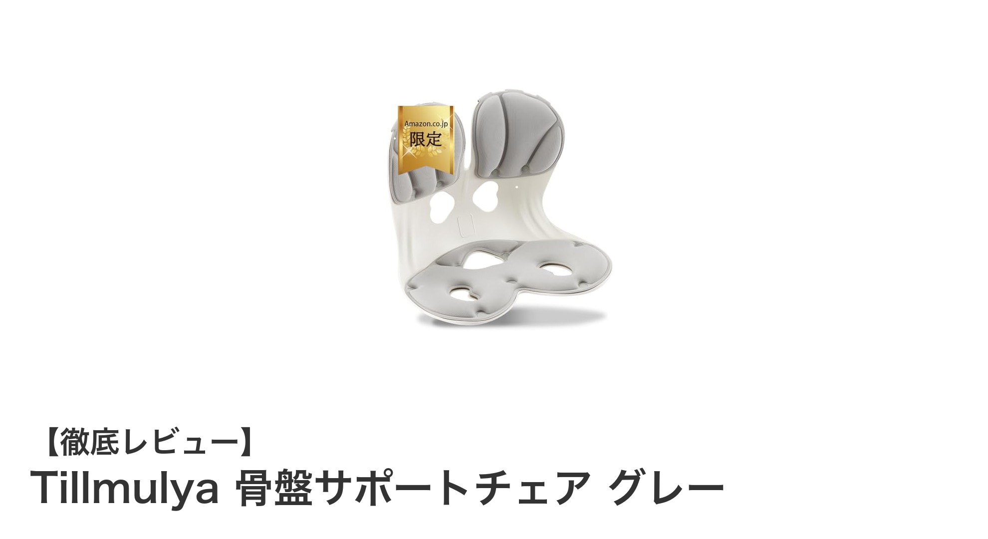 Tillmulya 骨盤サポートチェアで姿勢改善と腰痛対策を手軽に実現！