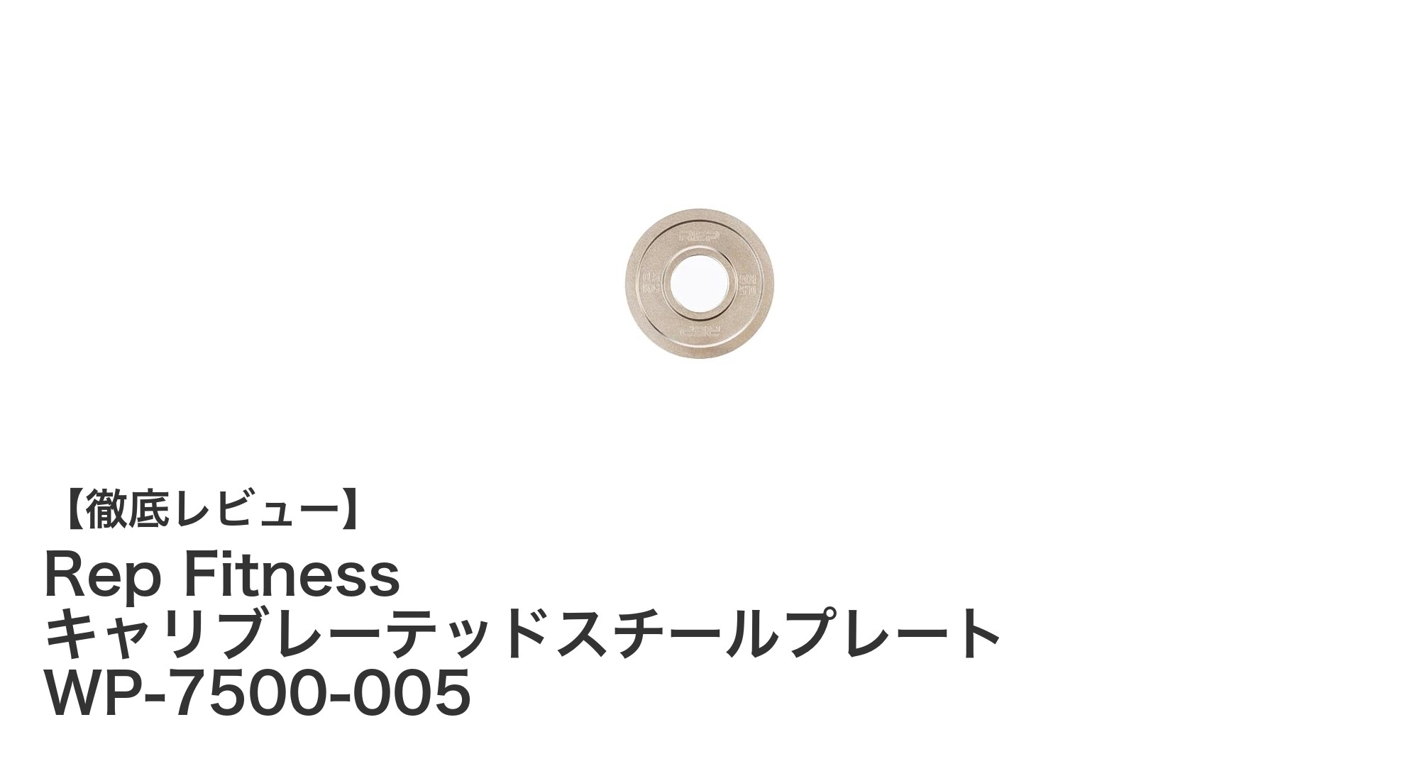 高精度と耐久性を兼ね備えたRep Fitnessのキャリブレーテッドスチールプレート0.5kgペアの魅力