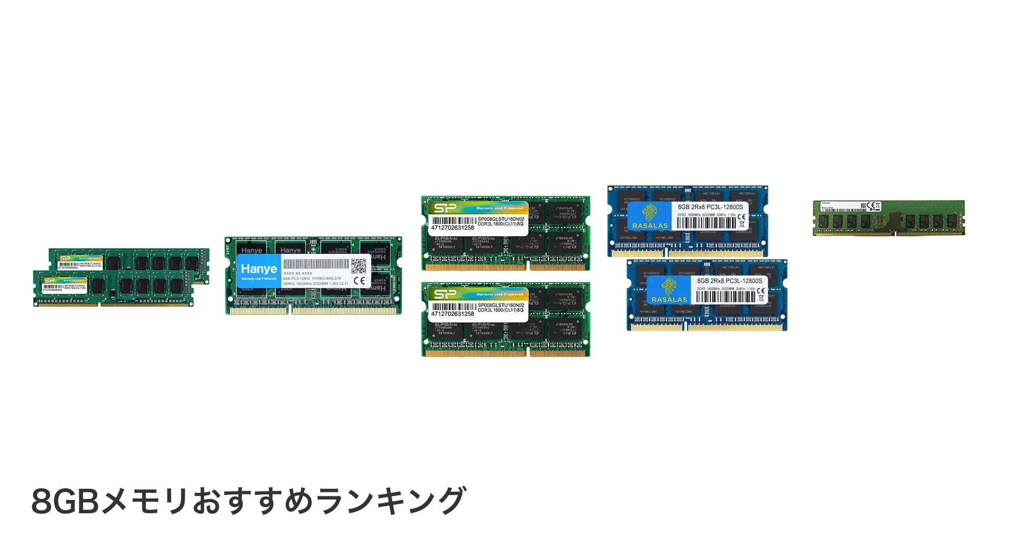 8GBメモリのおすすめランキング