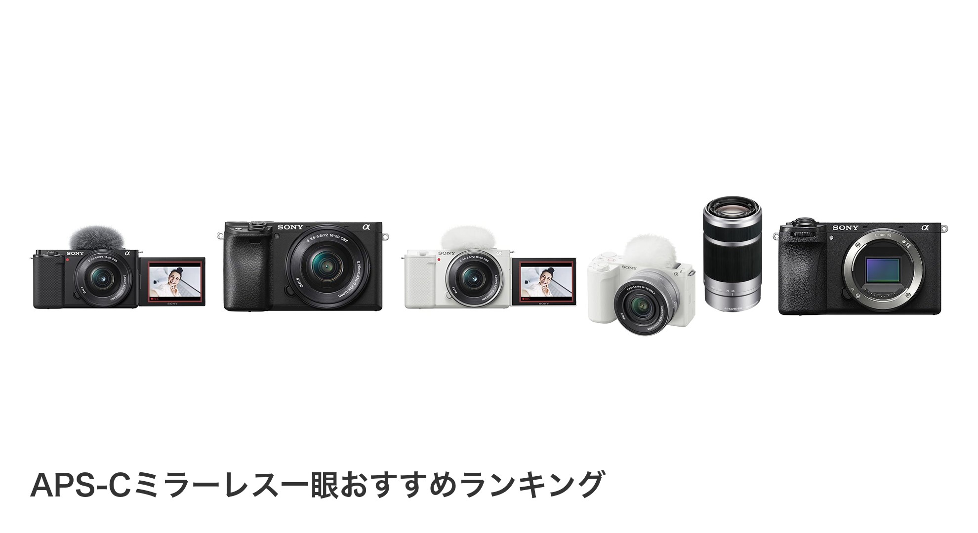APS-Cミラーレス一眼のおすすめランキング
