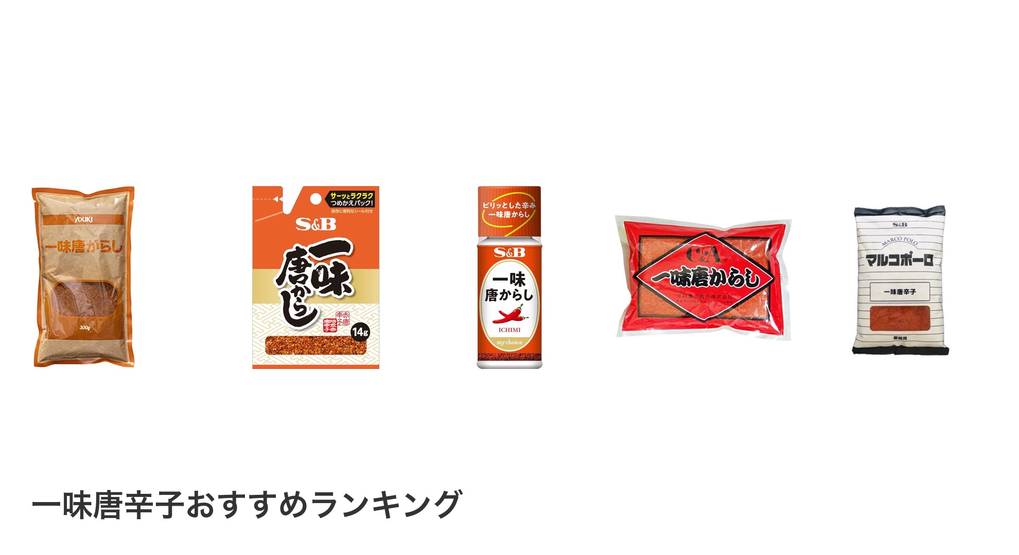 一味唐辛子のおすすめランキング
