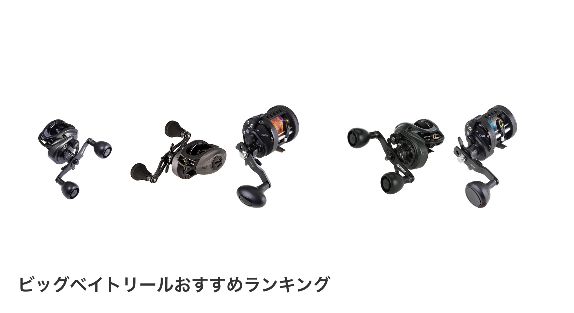 ビッグベイトリールのおすすめランキング