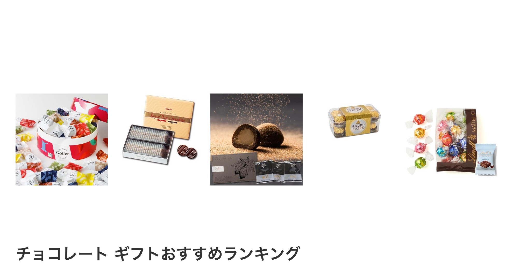 チョコレート ギフトのおすすめランキング