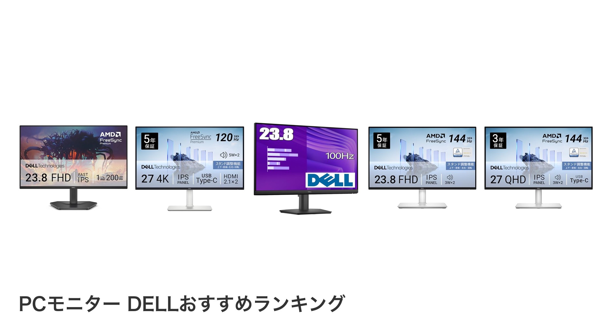 PCモニター DELLのおすすめランキング