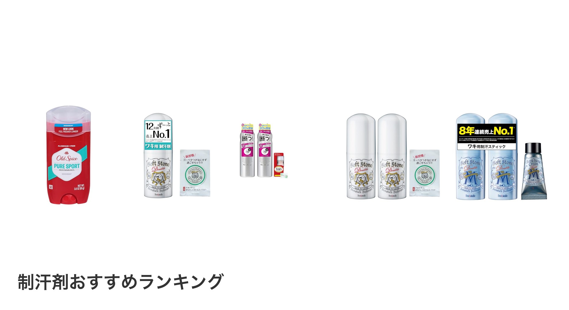 制汗剤のおすすめランキング