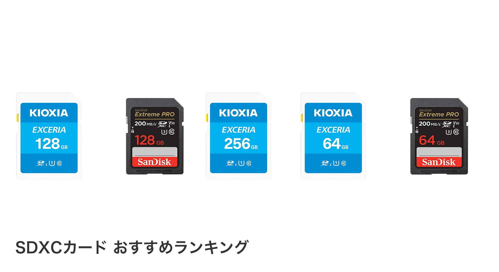 SDXCカード のおすすめランキング