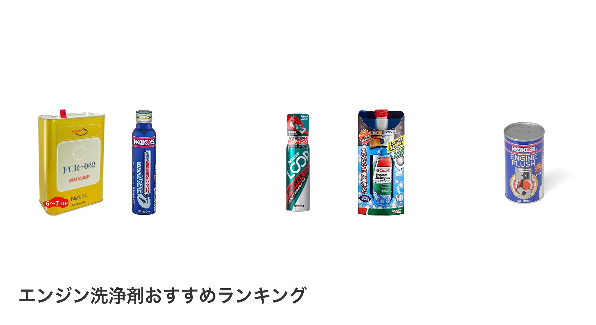エンジン洗浄剤のおすすめランキング