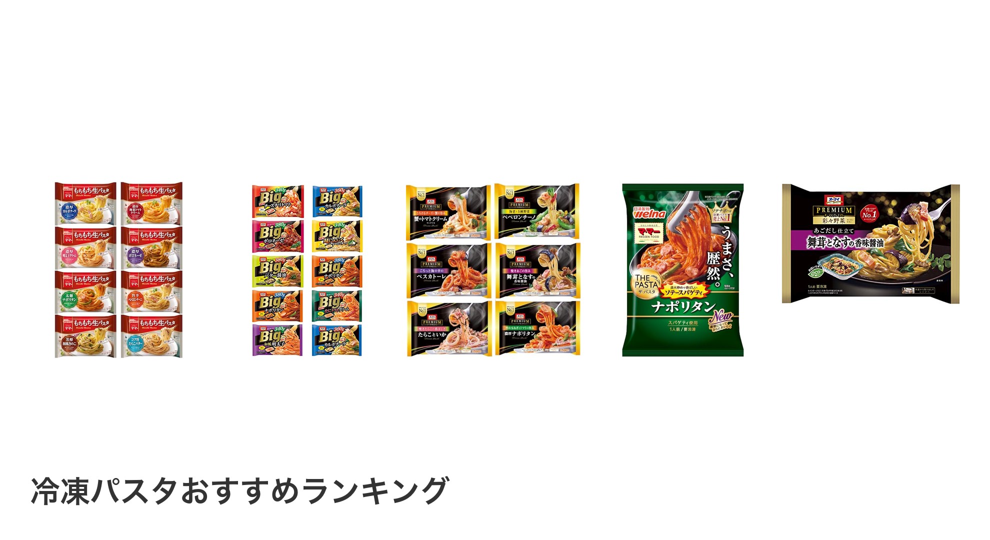 冷凍パスタのおすすめランキング