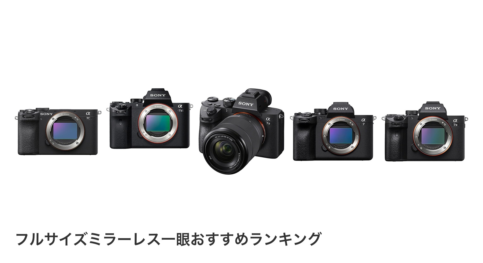 フルサイズミラーレス一眼のおすすめランキング
