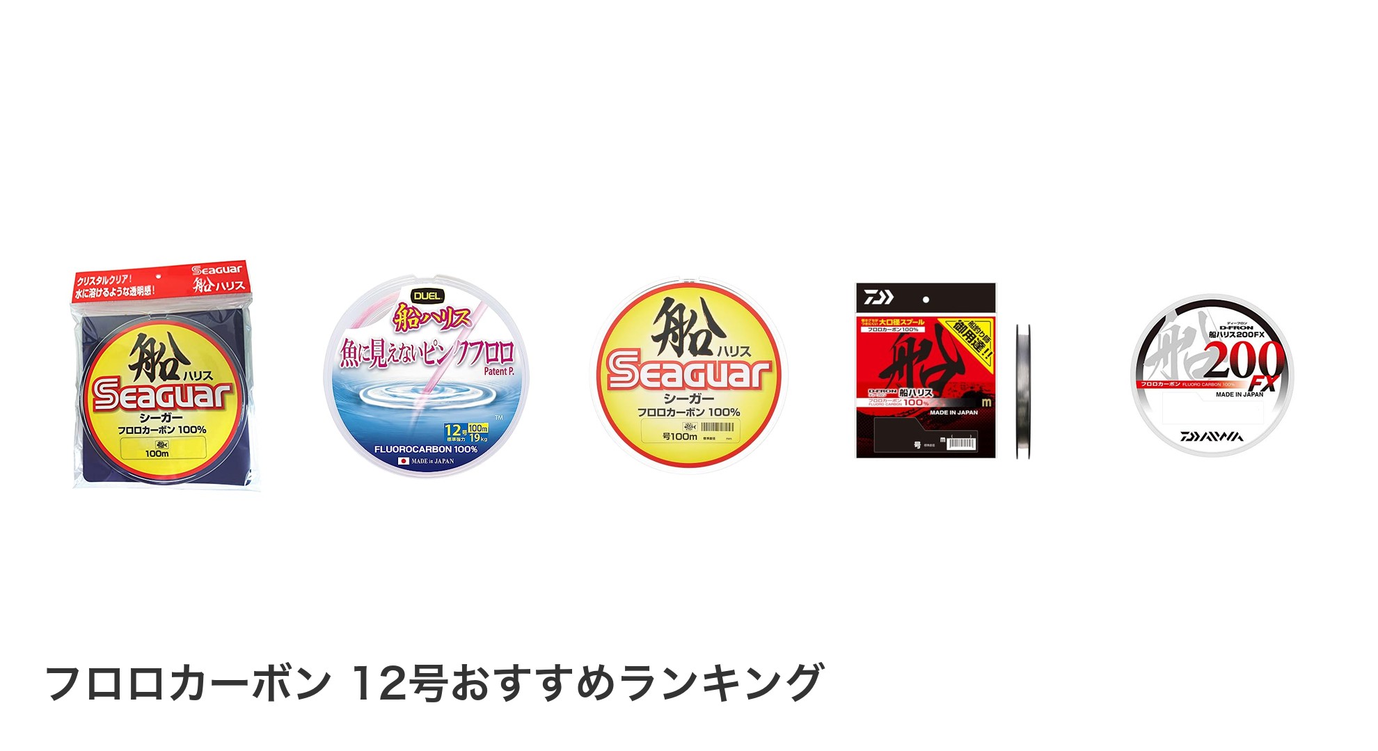 フロロカーボン 12号のおすすめランキング