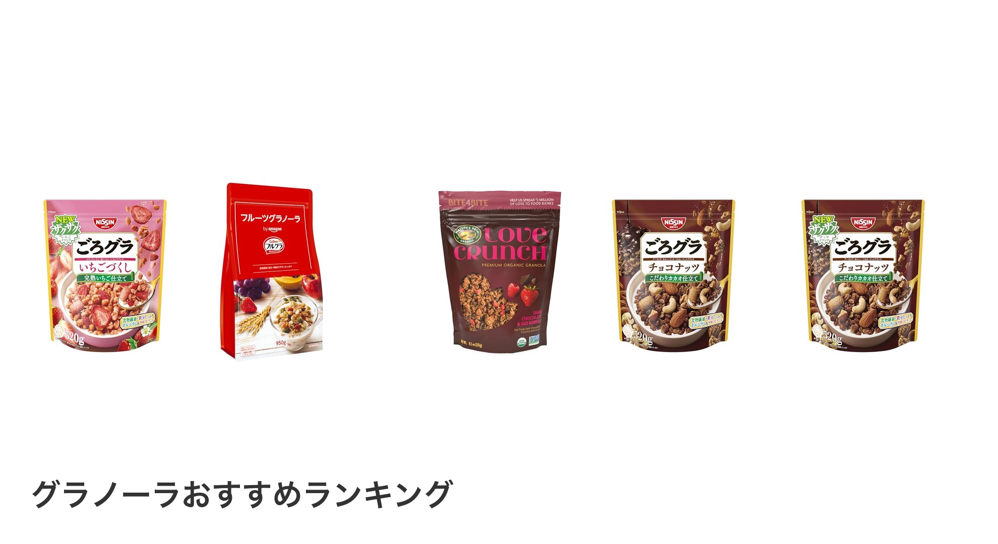 グラノーラのおすすめランキング