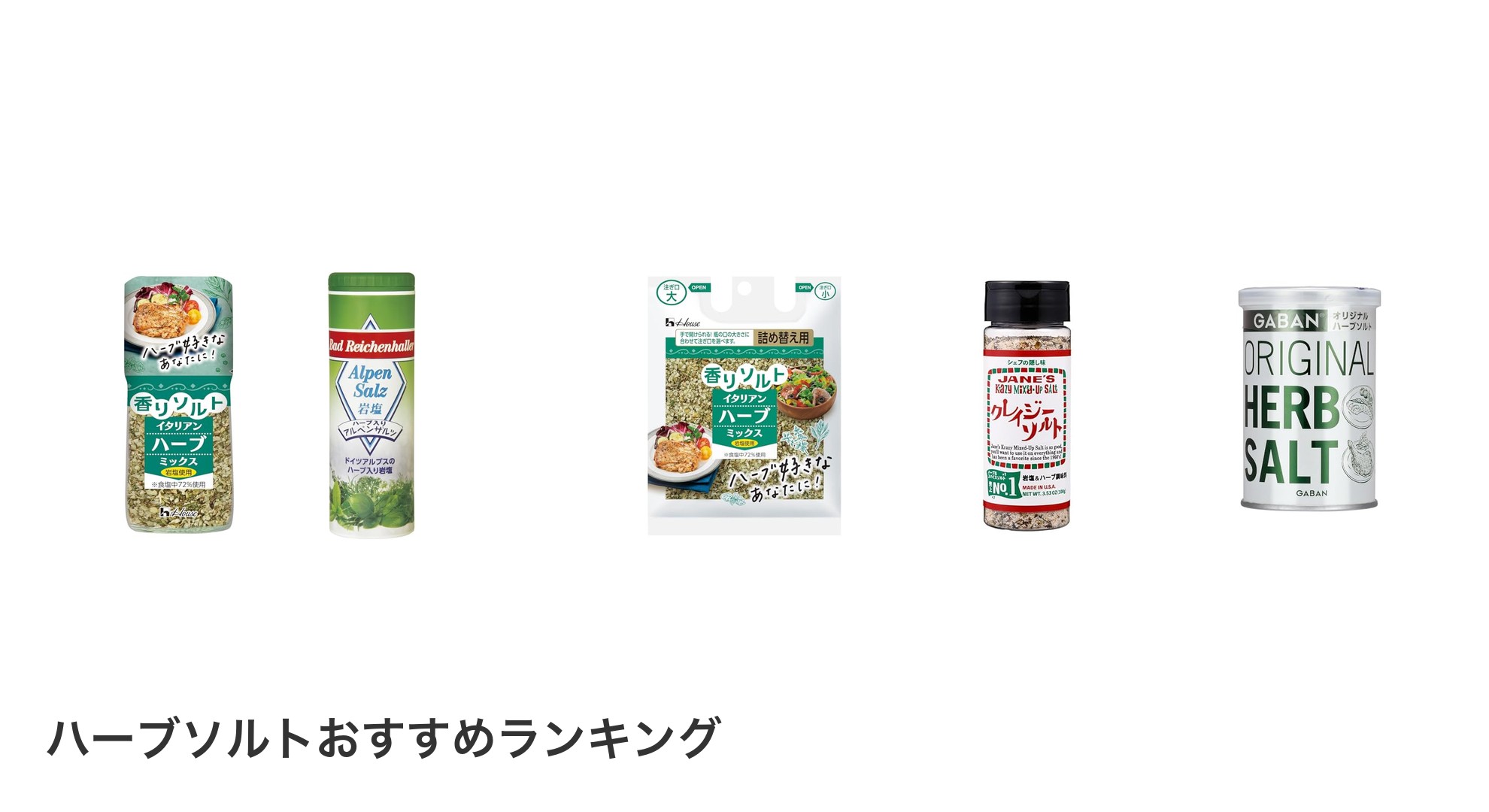 ハーブソルトのおすすめランキング